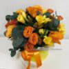 aranjament floral cu tradafiri